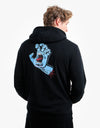 Santa Cruz Screaming Hand Chest Pullover Hoodie - Black
