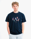 Magenta Ballet T-Shirt - Navy