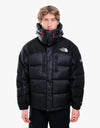The North Face Black Box Himalayan Parka Jacket - TNF Blk/TNF Red