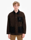 Vans Corduroy Drill Chore Coat - Demitasse/Black