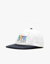 Butter Goods Jumble 6 Panel Cap - White/Navy