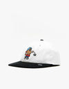 Butter Goods Dice 6 Panel Cap - White/Black