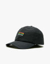 Butter Goods Downwind 6 Panel Cap - Black