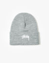 Stüssy Stock Cuff Beanie - Grey Heather