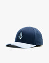 Volcom Full Stone Heather Xfit Cap - Navy