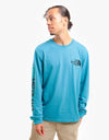 The North Face Recycled Expedition L/S T-Shirt - Storm Blue