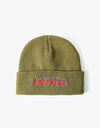 Spitfire Flash Fire Beanie - Olive/Red