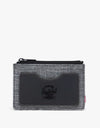 Herschel Supply Co. Oscar Rubber RFID Wallet - Raven Crosshatch/Black