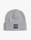 HUF Box Logo Beanie - Grey Heather