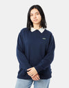 Vans Womens Brighton Zuener Polo Crew - Dress Blues