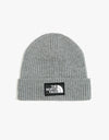 The North Face Box Logo Cuff Beanie - TNF Medium Grey Heather