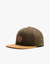 Volcom Quarter Fabric Snapback Cap - Wren