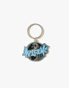 Welcome Worldwide Metal Keychain - Blue/Black