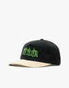WKND Hot Fire 5 Panel Cap - Black/Tan