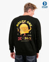 Route One Burger Sweatshirt - Black