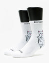 RIPNDIP Lord Nermal Mid Socks - White