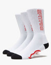 Spitfire Classic 87' 3 Pack Socks - White/Red/Black