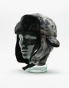 RIPNDIP Warped Sherpa Aviator Hat - Navy/Mauve Tie Dye