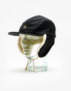 Magenta MTN Flaps 5 Panel Cap - Black