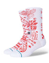 Stance x Hot Wheels Crew Socks - White