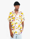 HUF x Miles Davis Self-Portrait Rayon S/S Shirt - Cream