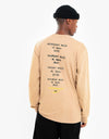 HUF x Miles Davis At Fillmore L/S T-Shirt - Sand