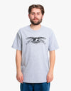 Anti Hero Basic Eagle T-Shirt - Athletic Heather/Black