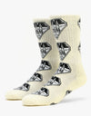 HUF x Miles Davis In Concert Crew Socks - Cream