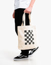 Vans Womens Checkerboard 21 Tote Bag- Natural