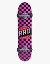 Rad Checkers Complete Skateboard - 7.75"