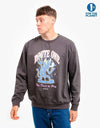 Route One The Devil To Pay Sweatshirt - Storm Grey