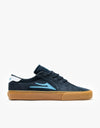 Lakai Flaco 2 Skate Shoes - Navy/Gum Suede