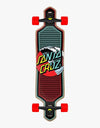 Santa Cruz Wave Dot Splice Drop Through Longboard - 36" x 9"