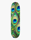 Mini Logo Peacock Feather '18' 242 Skateboard Deck - 8"
