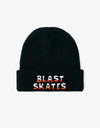 Blast Pau Mascot Embroidered Beanie - Black