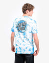 Santa Cruz New Tie Dye Classic Dot T-Shirt - Blue Tie Dye