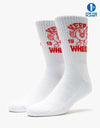 Route One Keep It Wheel Socks - White