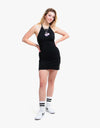 Santa Cruz Womens Cherry Dot Halter Dress - Black