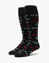 Stinky x Sessions Snowboard Socks - Grey/Blue