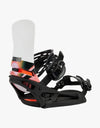 Burton Cartel X EST® Snowboard Bindings - Black/White/Graphic