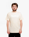 Butter Goods Wordmark Puff T-Shirt - Cream