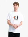 Magenta Shadow T-Shirt - White