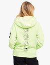 The North Face Womens Black Box Galahm Graphic Pullover Hoodie - Sharp Green