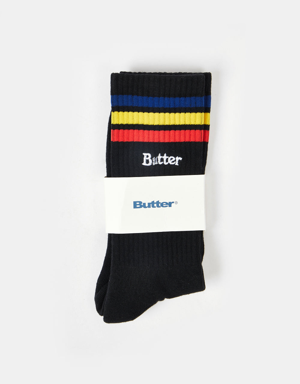 Butter Goods Stripe Socks - Black