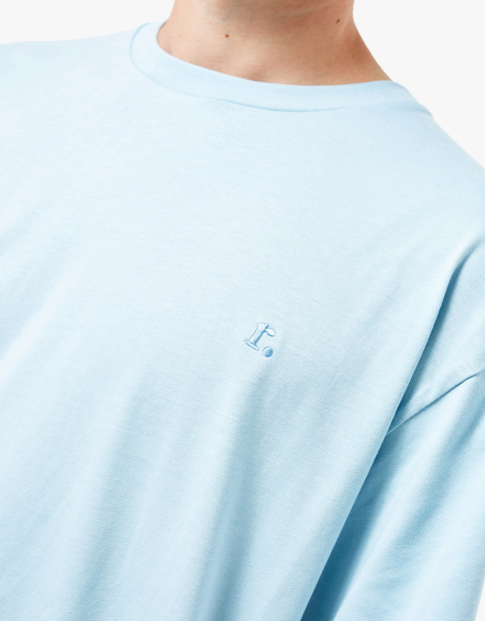 Route One Organic T-Shirt - Sky Blue