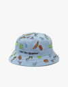 HUF Scatterbrain Bell Bucket Hat - Light Blue