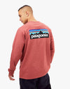 Patagonia L/S P-6 Logo Responsibili-Tee - Rosehip