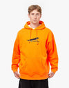 Thunder x Chrystie Lightening Bolt Board Pullover Hoodie - Bright Orange