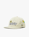 RIPNDIP Shroom Mania Strapback Cap - Bone Mineral Wash