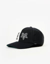 HUF x Thrasher Split Snapback Cap - Black